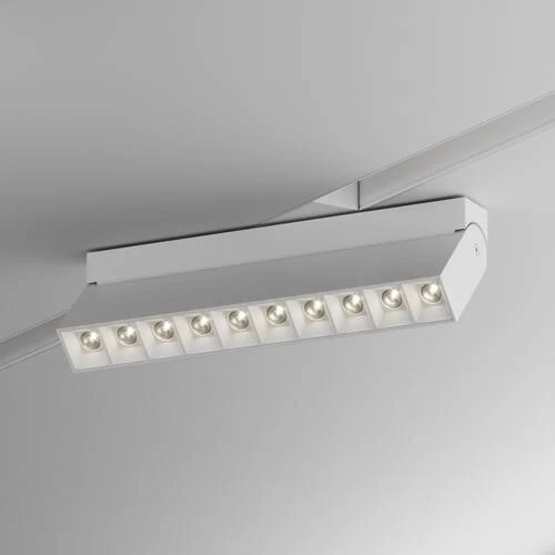 Трековый светильник Магнитная трековая система S35 Points Rot, LED 20W, 3000K, Белый (Maytoni Technical, TR015-2-20W3K-W) - Amppa.ru