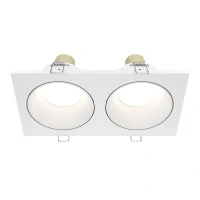 Встраиваемый светильник Downlight Zoom, 2xGU10 Белый (Maytoni Technical, DL033-2-02W)