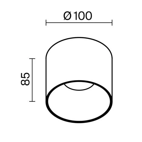 Потолочный светильник Ceiling Alfa LED 15W, 4000K, Бело-черный (Maytoni Technical, C064CL-01-15W4K-D-RD-WB) - Amppa.ru