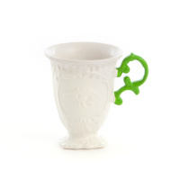 Кружка I-Wares, Белый/Зеленый/ (Seletti, 09855 VER)