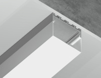 Алюминиевый профиль накладной/подвесной "Profile System" 42*45 для светодиодной ленты до 33,4мм серебро 2000*45*42 (Ambrella Light, GP3070AL)