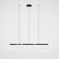 Подвесной светильник Modern Tau, LED 30W, 3000K, Черный, Белый (Maytoni, MOD146PL-L30B3K)