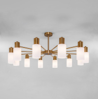Потолочная люстра в стиле лофт 70160/12 латунь (Eurosvet, a057111)
