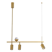 Подвесной Светильник Ad Astrum Hightech, 4xled, Античная Бронза; Латунь (Odeon Light, 4353/36l)