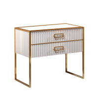 Тумба Armadi Art Monaco 100 см h74 см белая глянец + золото под раковину чашу 867-100-WG