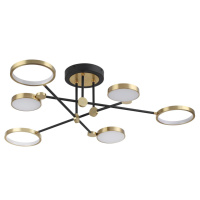 Потолочный Светильник Denzel Midcent, Led, Черный; Античная Бронза (Odeon Light, 4320/60cl)