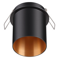 Встраиваемый Светильник Butt Spot, 1xGU10, Черный (Novotech, 370433)