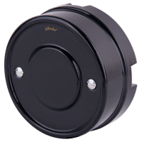 W6411208/ Электроустановочные изделия - Распределительная коробка (черный) Ретро