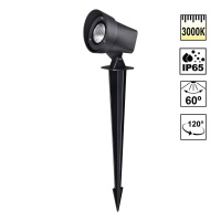 Светильник Ландшафтный Светодиодный Грунтовый Landscape Street, Led, Черный (Novotech, 359529)
