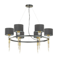 Люстра Подвесная Santiago Neoclassi, 6xe27, Бронзовый; Латунь; Черный (Lumion, 4516/6)
